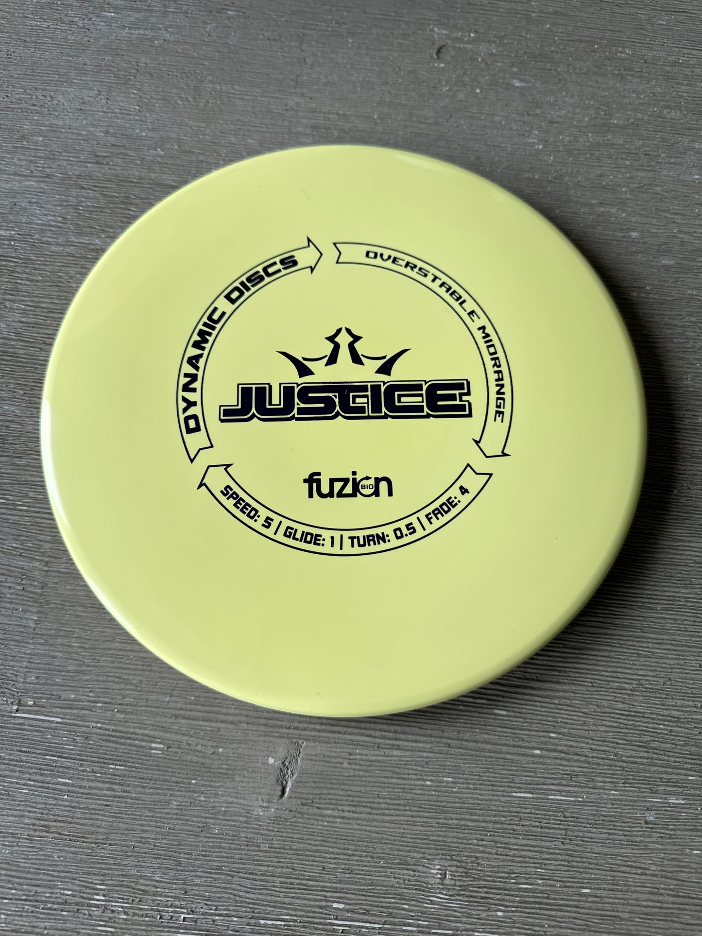 New Dynamic Discs Bio Fuzion Justice