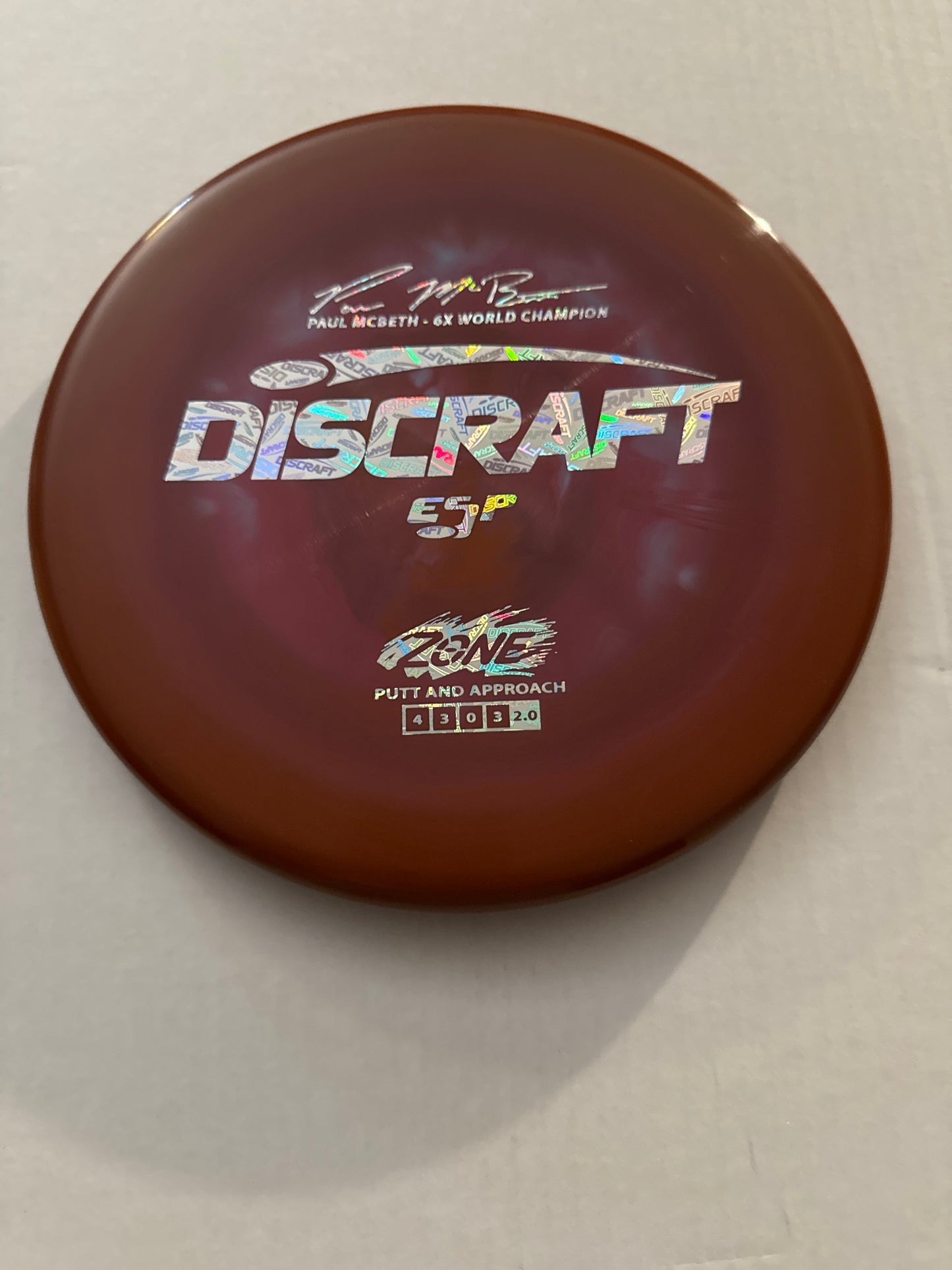 New Discraft Paul McBeth Signature Series Zone