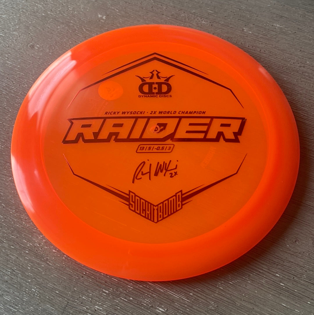New Dynamic Discs Ricky Wysocki Raider