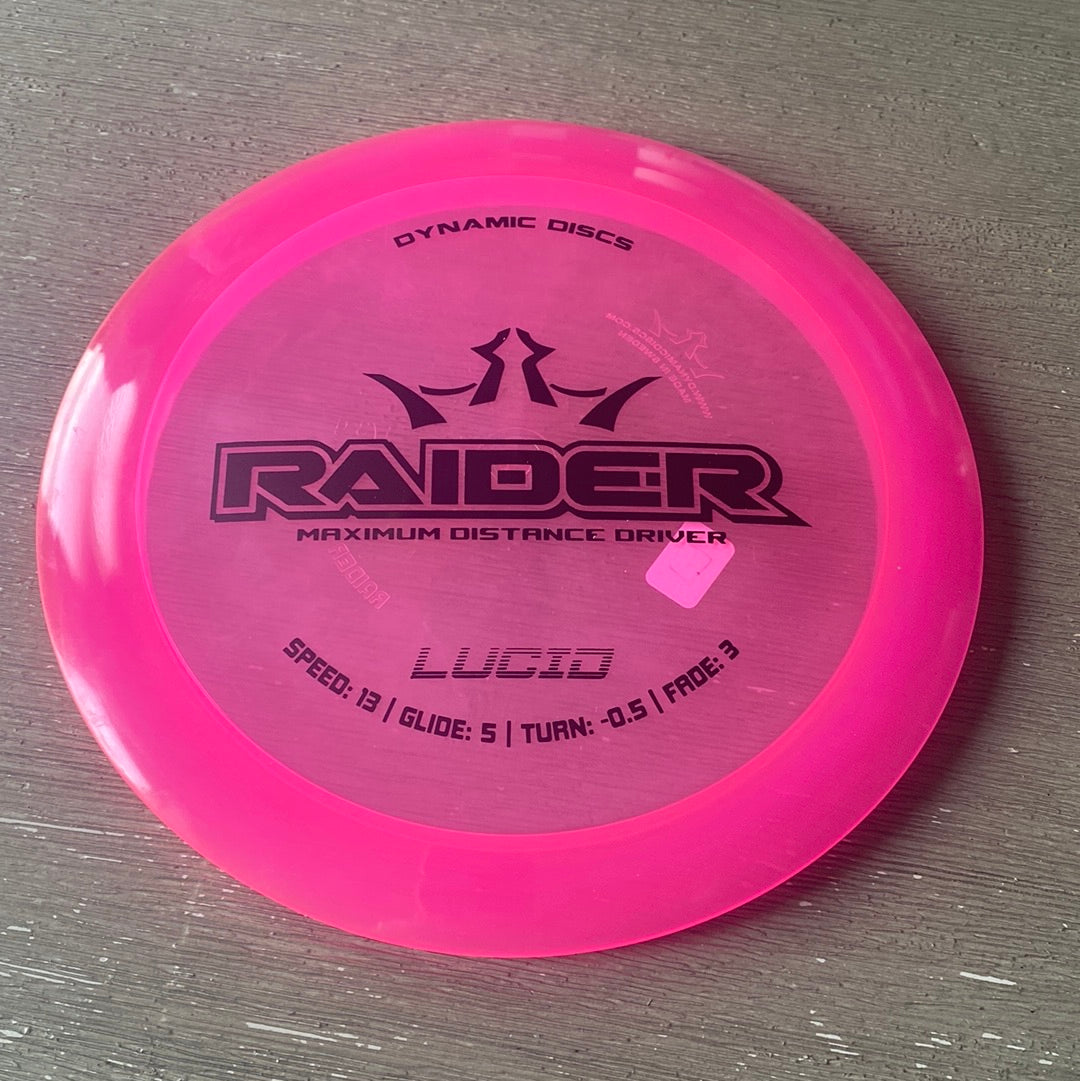 New Dynamic Discs Lucid Raider