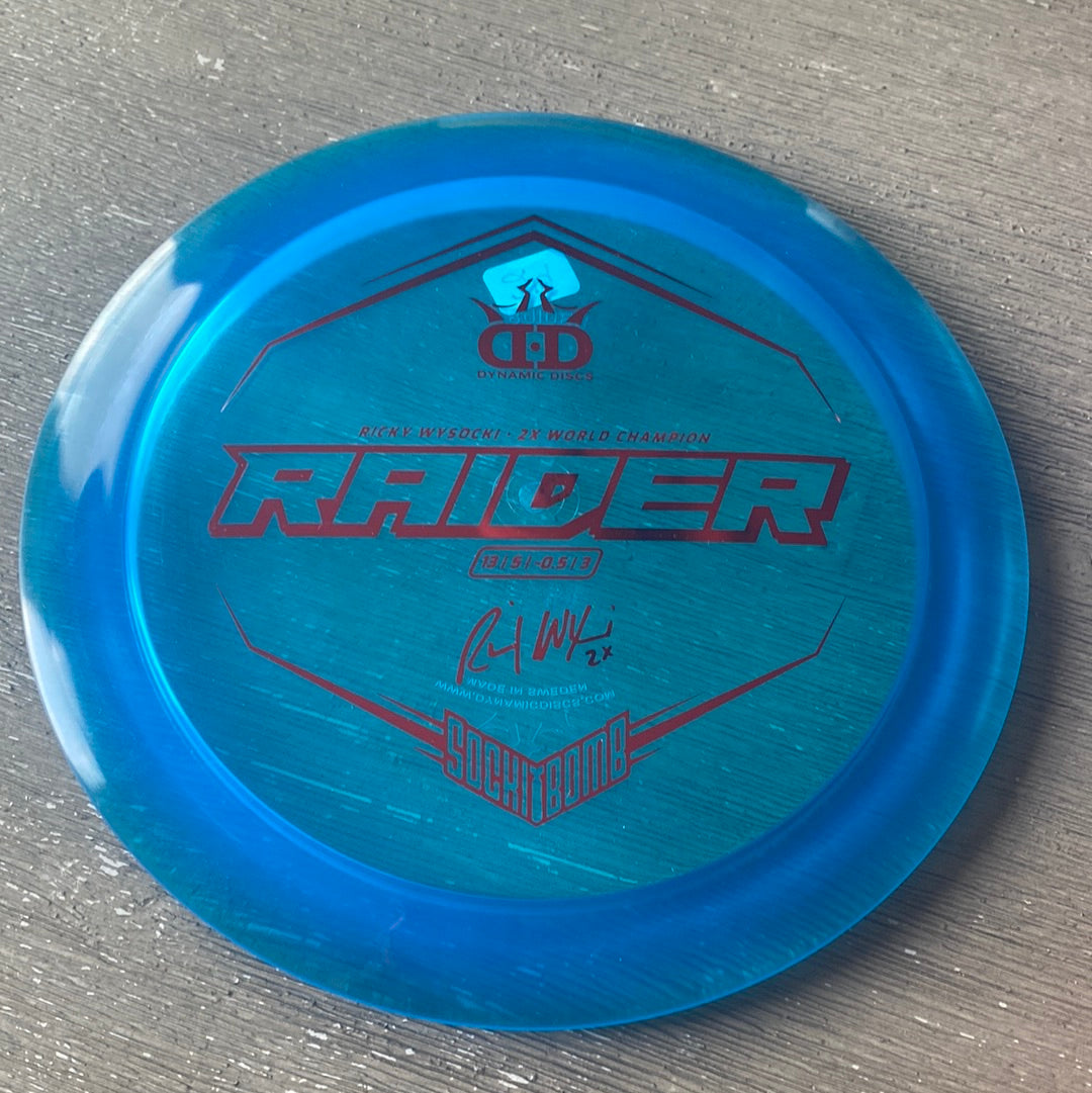 New Dynamic Discs Ricky Wysocki Raider