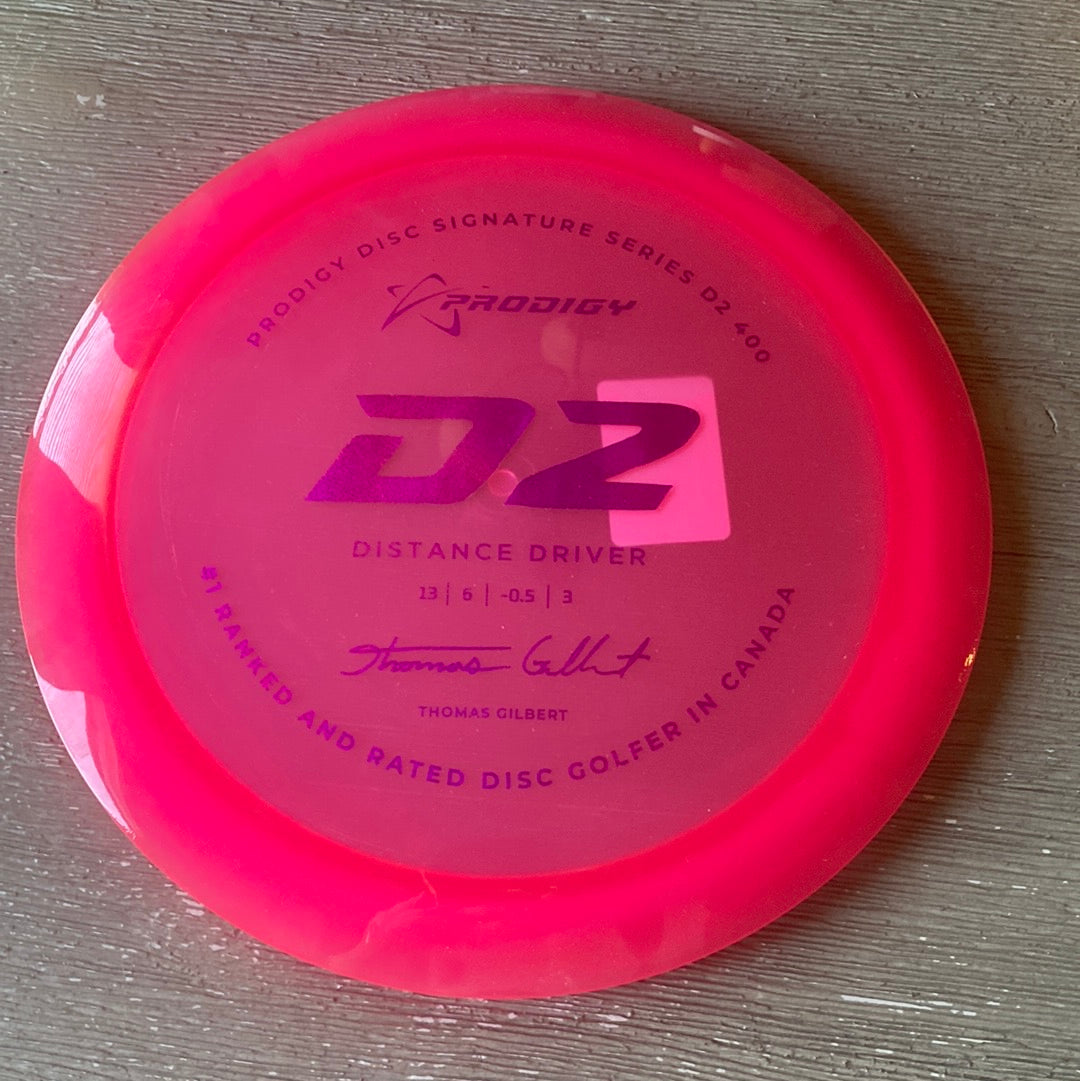 New Prodigy Thomas Gilbert Signature Series 400 D2