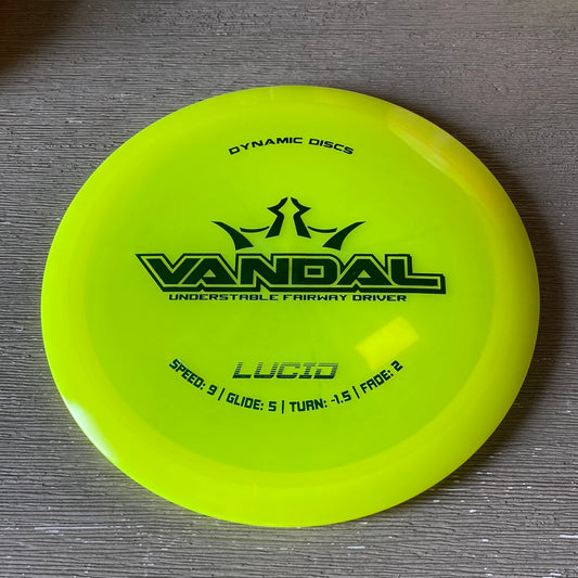 New Dynamic Discs Lucid Vandal