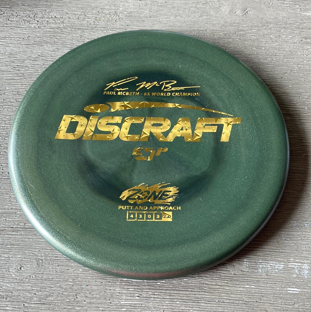 New Discraft Paul McBeth Signature Series Zone