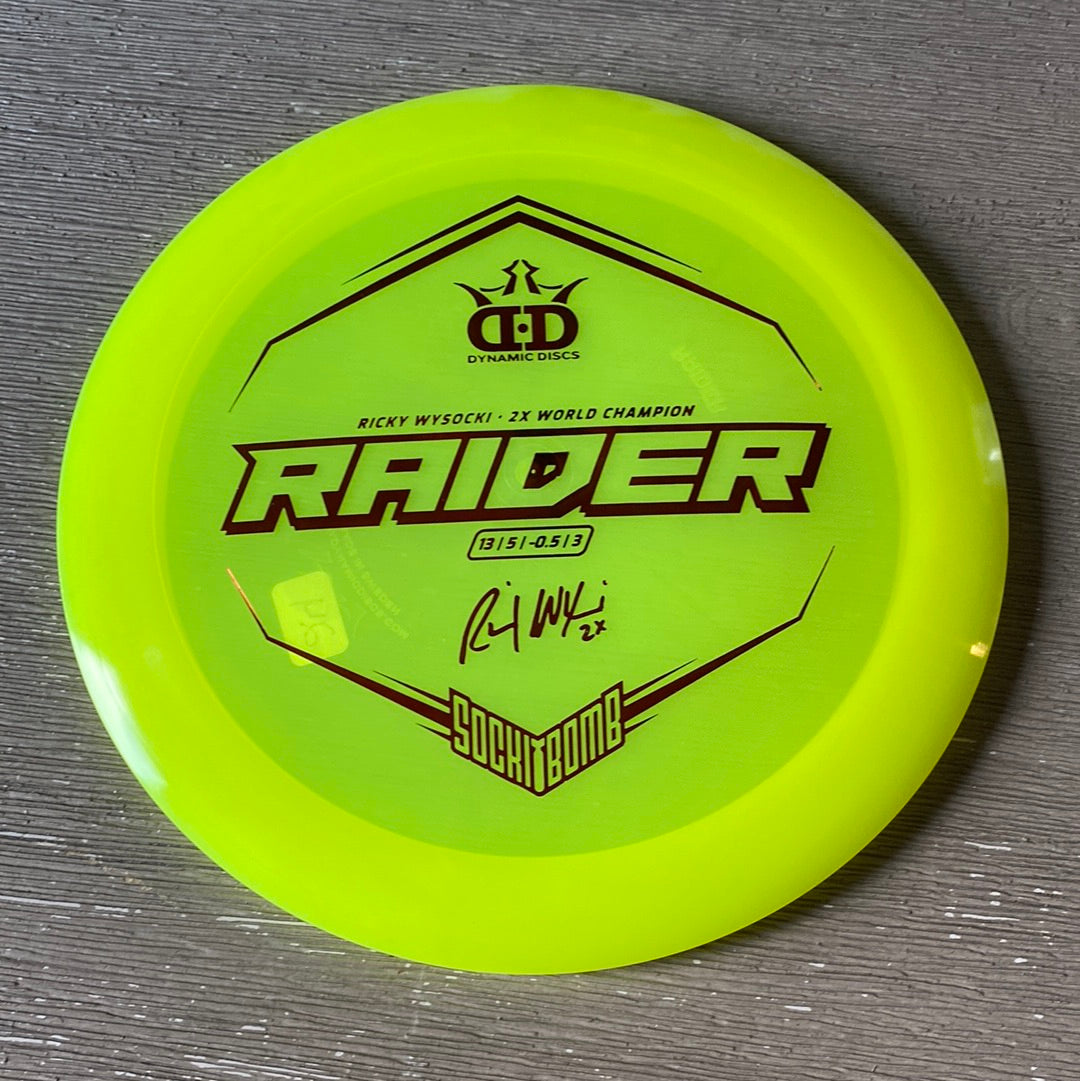 New Dynamic Discs Ricky Wysocki Raider