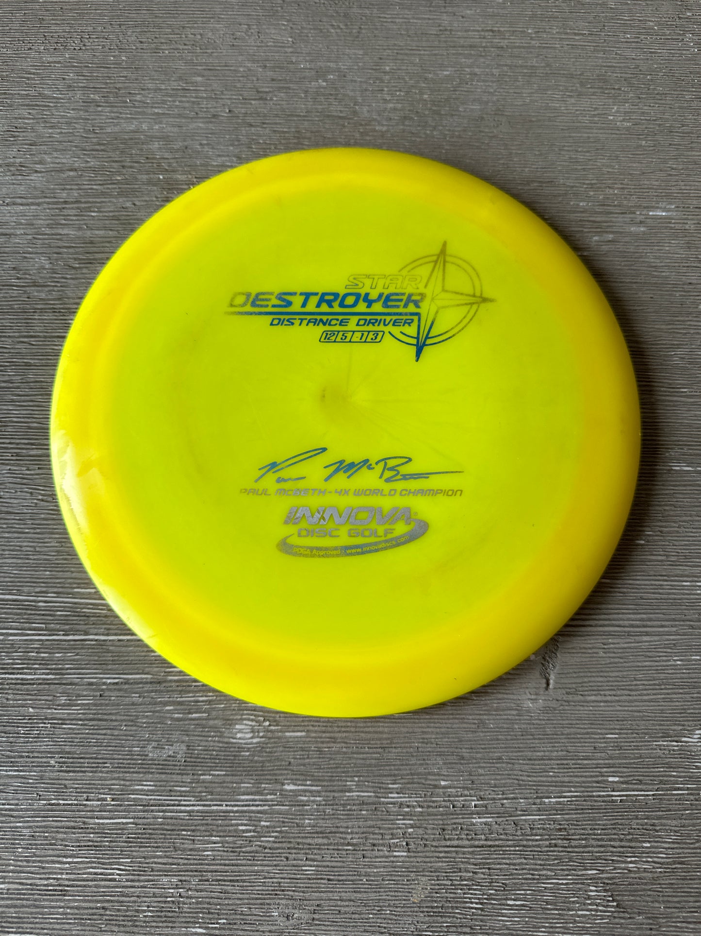 Used Innova Paul McBeth Star Destroyer 4x