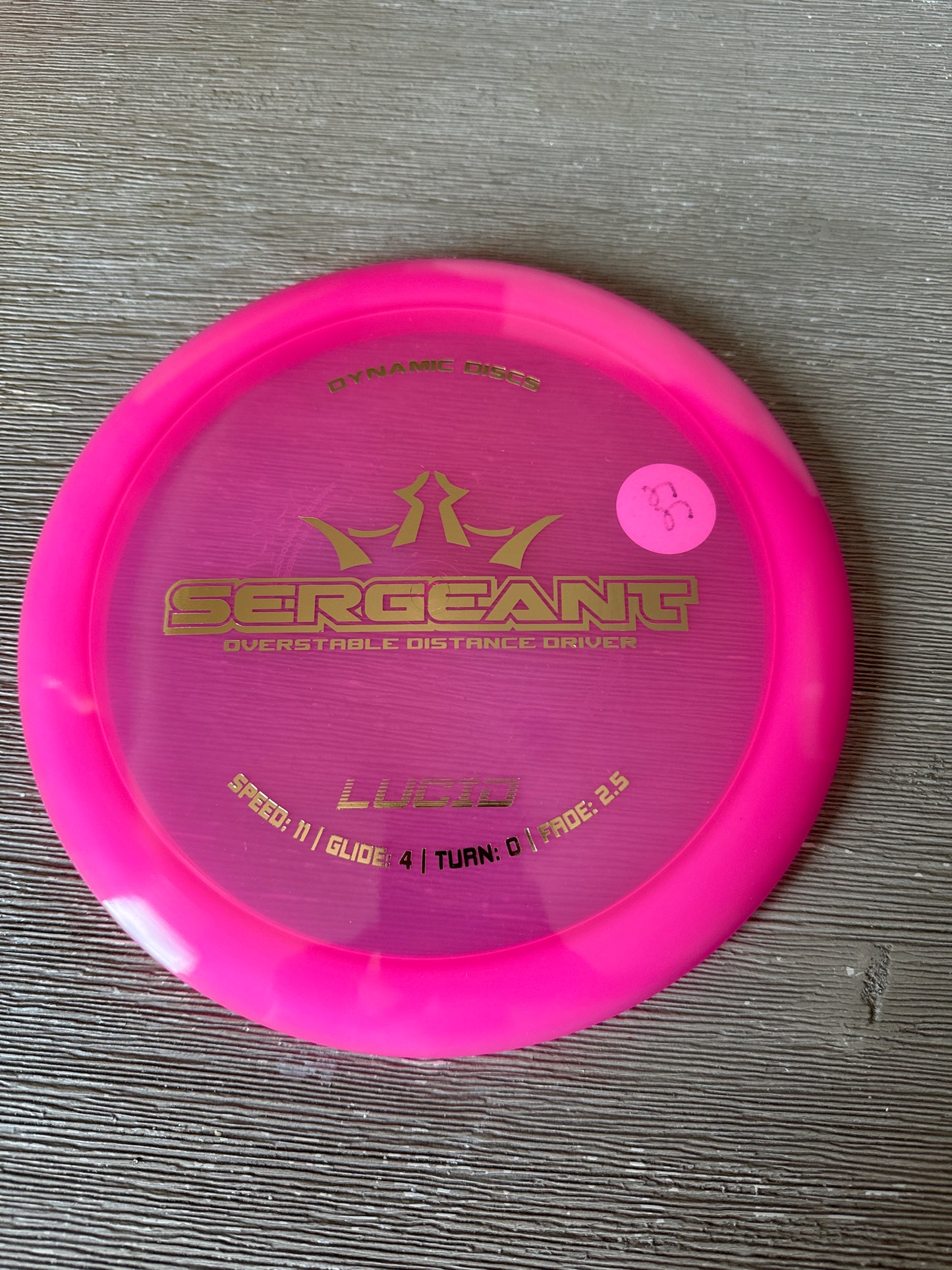 New Dynamic Discs Lucid Sergeant