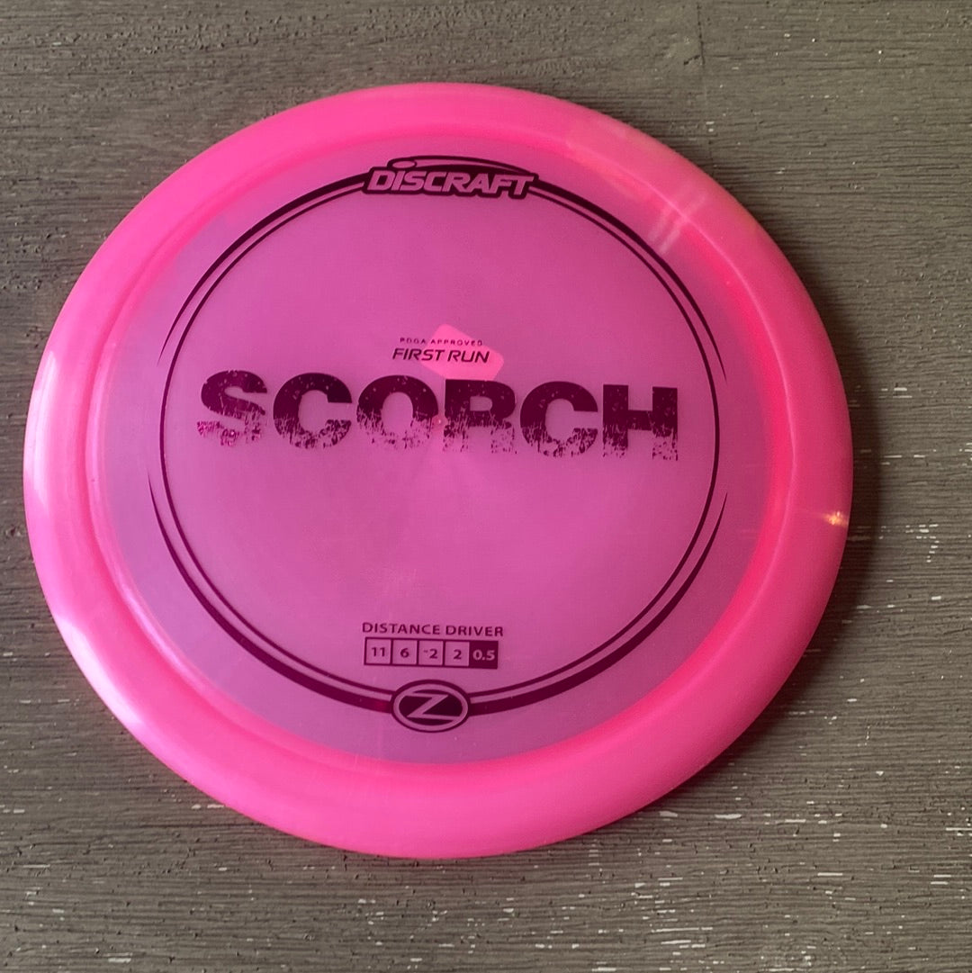 New Discraft Z First Run Scorch