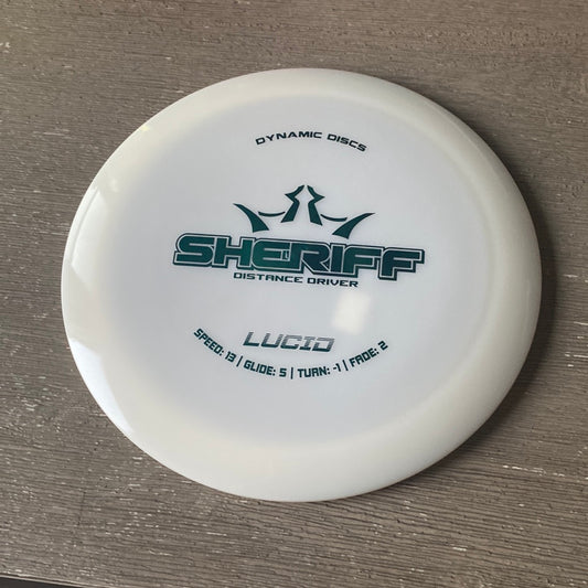 New Dynamic Discs Lucid Sheriff